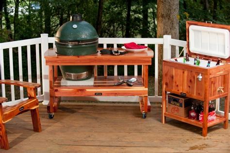 40 Big Green Egg Outdoor Kitchen Ideas Built In And Island Designs