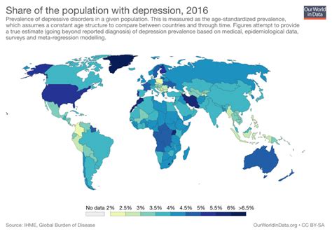 (centers for disease control data and statistics on children's mental health, 2018). Mental Health - Our World in Data
