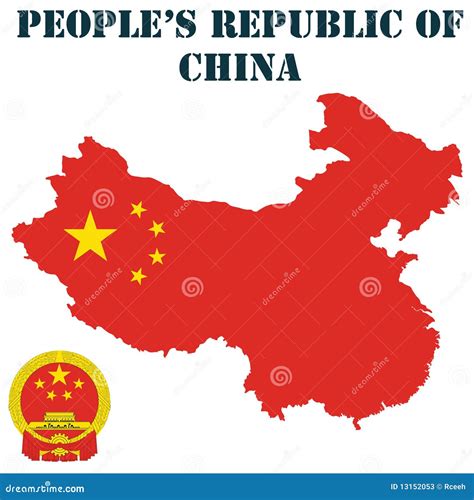 people s republic of china stock vector illustration of land 13152053