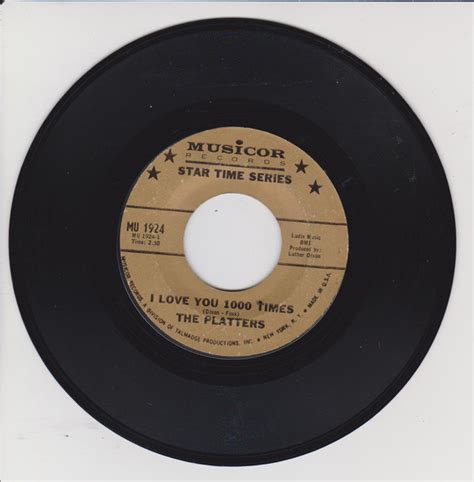The Platters I Love You 1000 Times My Prayer 1967 Vinyl Discogs
