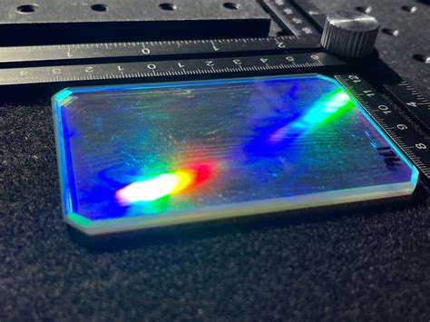 Glass Holographic Diffraction Grating Dcg Laser Hologram Etsy