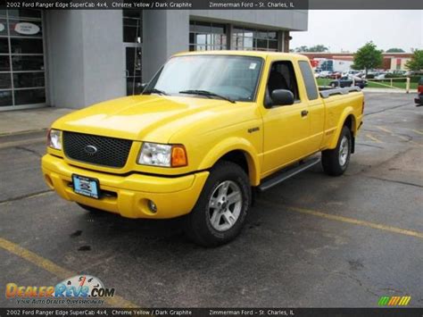 2002 Ford Ranger Edge Supercab 4x4 Chrome Yellow Dark Graphite Photo