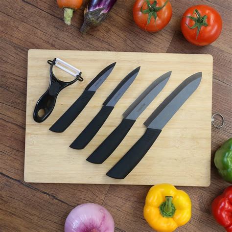 Kitchen Knife Set Zirconia Ceramic Knife 3456inchpeelercovers