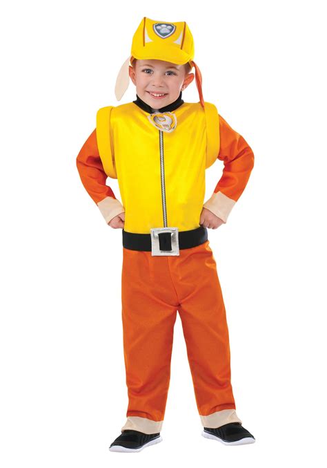 Kids Paw Patrol Rubble Costume Tv Show Costumes
