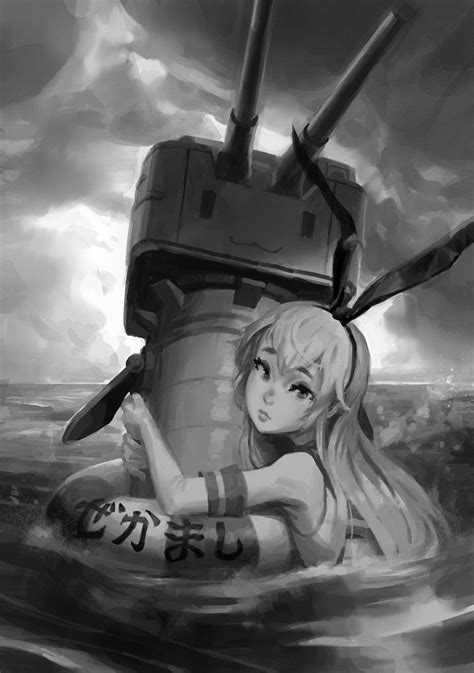 Shimakaze And Rensouhou Chan Kantai Collection Drawn By Doyora Danbooru