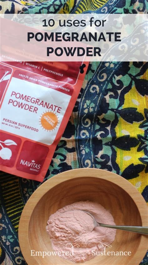 10 Uses For Pomegranate Powder Superfood Alert