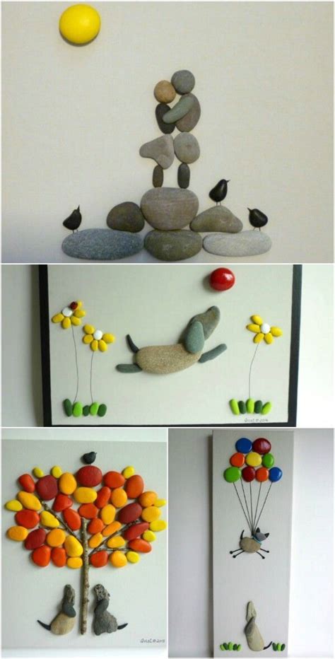 40 Gorgeous Diy Stone Rock And Pebble Crafts To Beautify Your Life