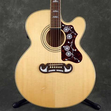 Epiphone Ej 200ce Electro Acoustic Guitar Natural 2nd Hand Rich Tone Music