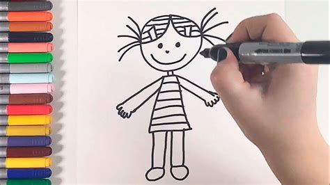 Aprendendo A Desenhar Uma Menina Youtube