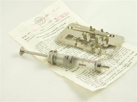 Vintage Glass Syringe Steampunk Mad Scientist By Brazendevice