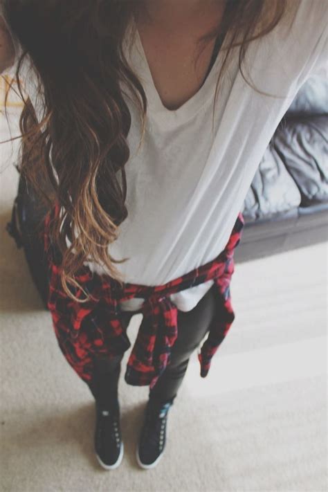 12 Cute Flannel Outfits♥ Just Girly Thingy
