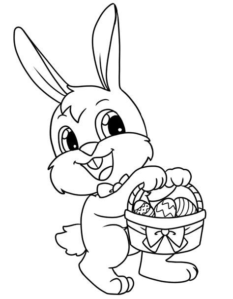15 Printable Coloring Pages Easter Bunny