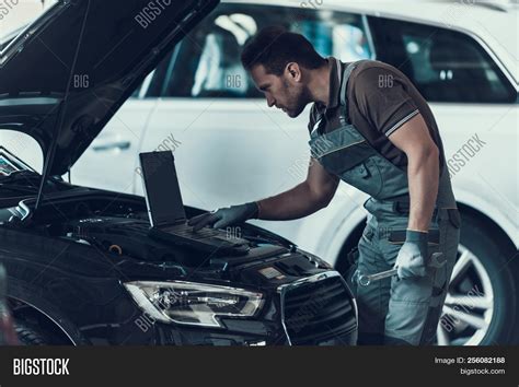 Car Mechanic Working Image And Photo Free Trial Bigstock
