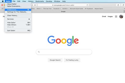 How To Change The Safari Homepage