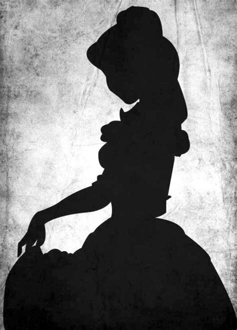 Pin By Katie Hall On Beauty And The Beast ♡ Disney Silhouettes Disney