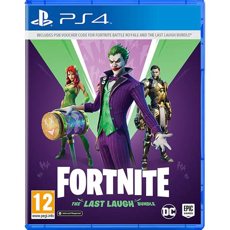 The last laugh bundle will contain the most emblematic villain of the dc universe: Buy Fortnite The Last Laugh Bundle on PlayStation 4 | GAME