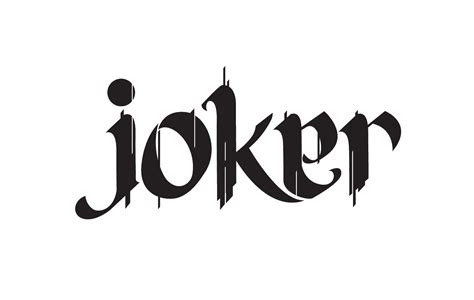 Handwriting Joker Font Style 1 Style Available Download Zip 45 Kb