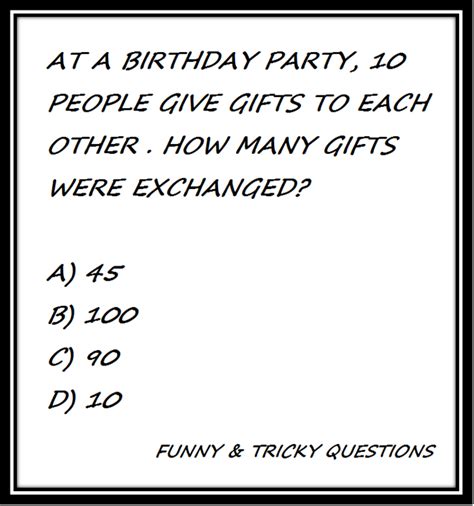 funny and tricky question for you try to answer this tricky questions trick questions funny
