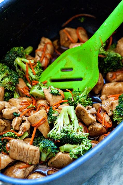 Slow Cooker Sesame Teriyaki Chicken And Veggies Will Fit The Bill Next