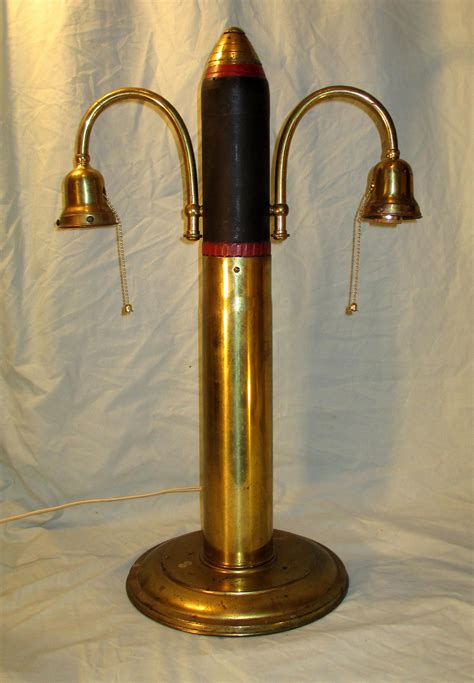 World War 1 Trench Art Artillery Shell Lamp 1917 Time Fuse Etsy