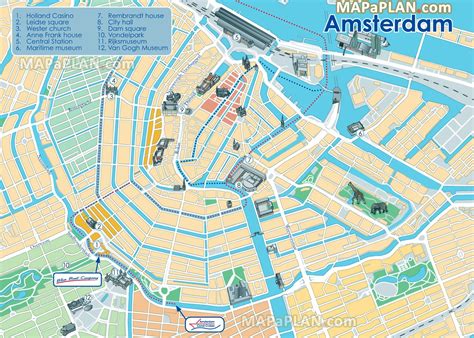 Kaart Amsterdam Stadsdelen Vogels