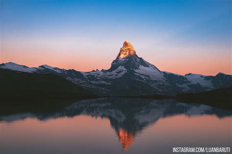 The Matterhorn At Sunrise Original File In Comments Oc 6016x4016