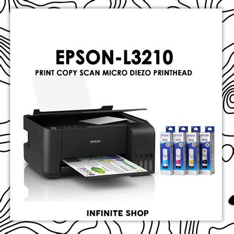 Epson Ecotank L3210 3 In 1 Printer Replacement Model For L3110