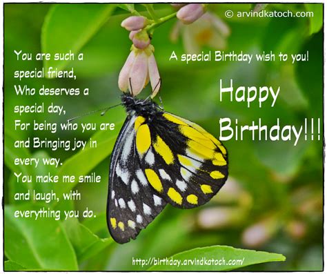 Happy Birthday Butterfly Card For Special Friend You Are Such A