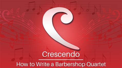 Artikel music composing software, artikel music composition, artikel music notation, artikel music software, artikel sheet music, artikel slur, which we write you can understand. How to Write a Barbershop Quartet Composition | Crescendo Music Notation Software Tutorial - YouTube