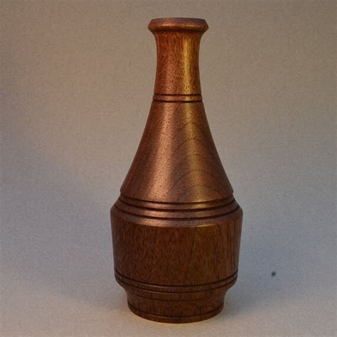 Walnut Bud Vase Weed Pot Wooden Vase Fifth By Birdracewoodworks