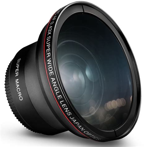 52mm 043x Altura Photo Professional Hd Wide Angle Lens W Macro