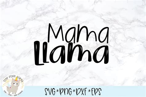 Download Mama Llama SVG Cut File (159233) | SVGs | Design Bundles