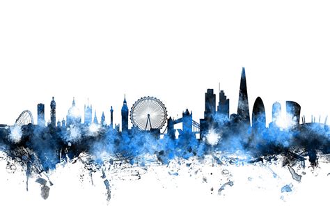 London England Skyline 15 Digital Art By Michael Tompsett Fine Art