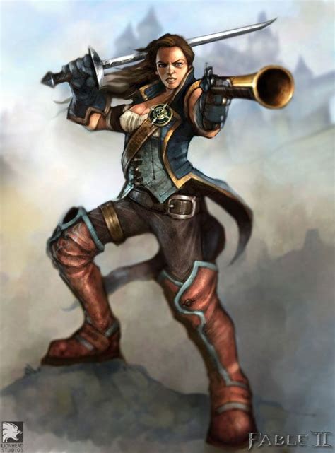 Fable 2 Fable 2 Female Hero Character Art