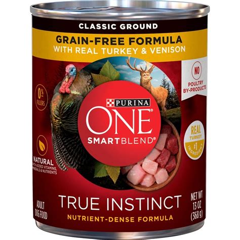 Purina One Smartblend True Instinct Grain Free Turkey And Venison Classic