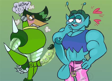 Rule 34 Alien Balls Comparing Duo Machine Male Male Only Mindart Ok Ko Lets Be Heroes