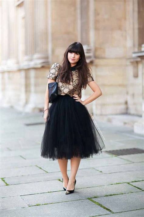 How To Wear A Black Tulle Skirt Professionally Careyfashion Com