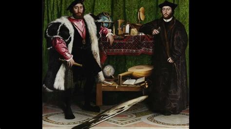 Hans Holbein The Younger The Ambassadors 1533 Youtube
