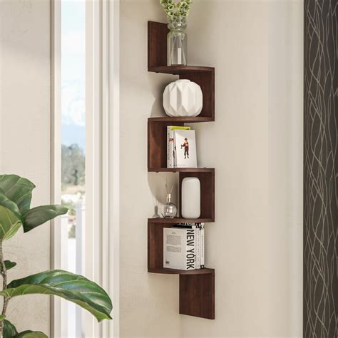 Yet, there are plenty of wall shelf designs that can turn the boring corner into an exciting display or storage option. Wade Logan Ridgeway Corner Wall Shelf & Reviews | Wayfair
