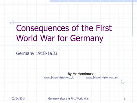 Ppt Consequences Of The First World War For Germany Powerpoint