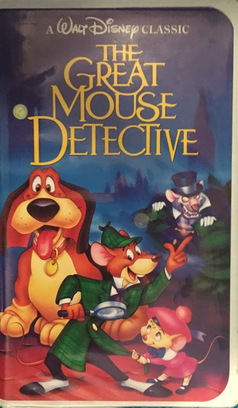 The Great Mouse Detective Black Diamond Disney Vhs Classic Etsy