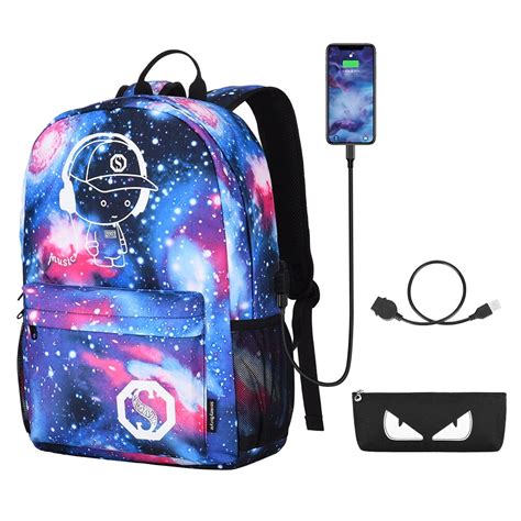 Vbiger School Bag Nylon Shoulder Daypack Children School Backpacks With