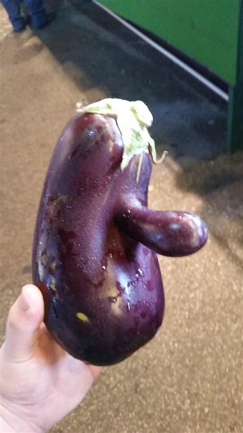 This Eggplant Looks Like A Character From Veggietales R Mildlyinteresting