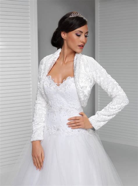Free delivery and returns on ebay plus items for plus members. Long Sleeve Winter Bridal Wrap Warm Velvet Bolero Bridal ...