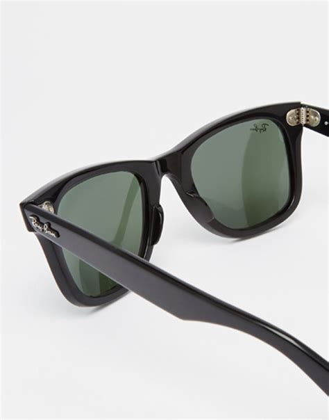 Lyst Ray Ban Wayfarer Sunglasses 0rb2140 901 47 In Black For Men