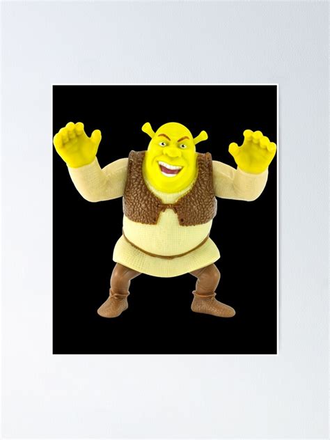 Sexy Shrek Shrek Meme Gesicht Shrek Wazowski Poster Von Ooskiedesign