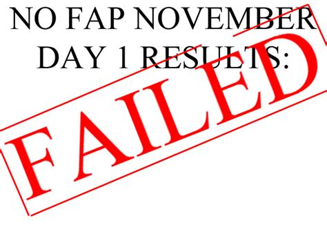 No Fap November