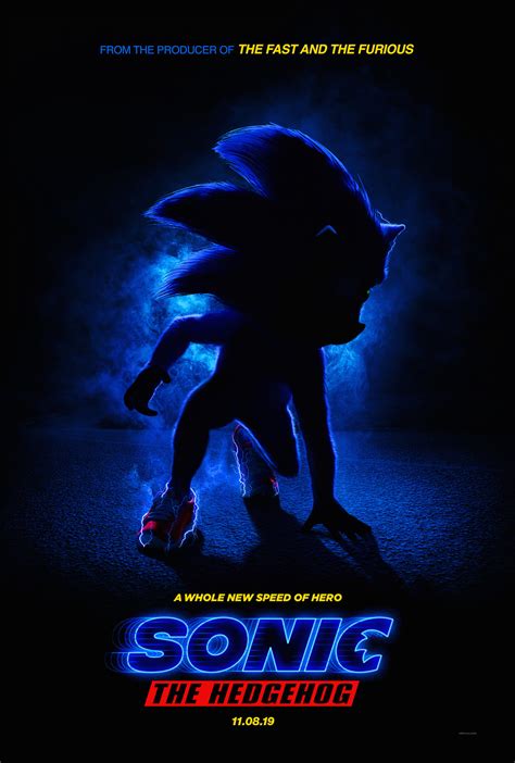 First Poster Of The Sonic The Hedgehog Movie Caused A Mixed Reaction In