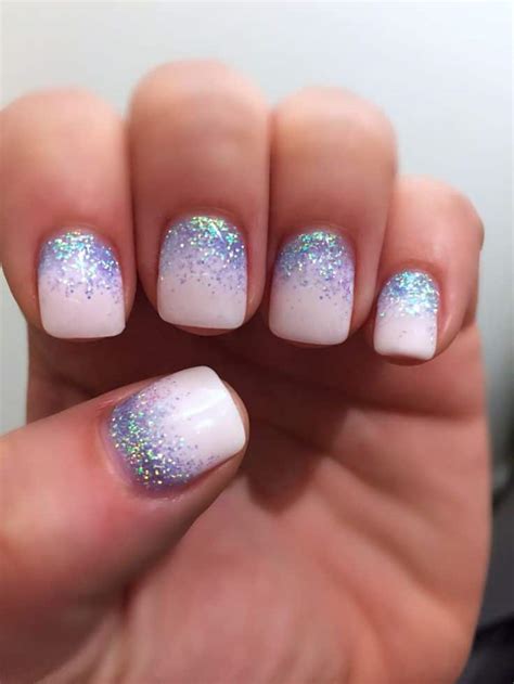 Ombre Nail Designs With Glitter Daily Nail Art And Design