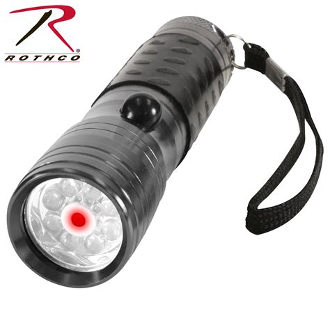 Rothco Led Flashlight With Red Laser Pointer